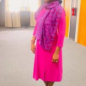 GAP PINK FLORAL SCARF 🎀🎀